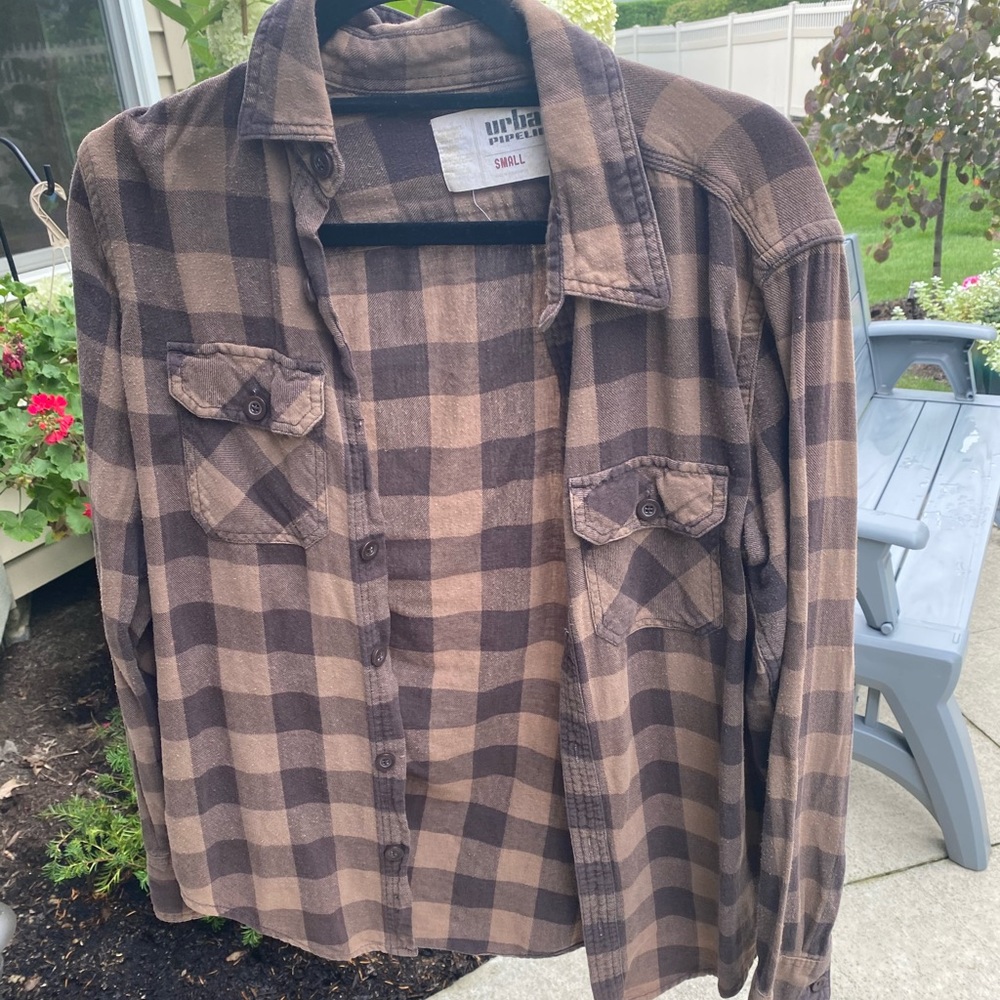 Urban Pipeline Brown Flannel